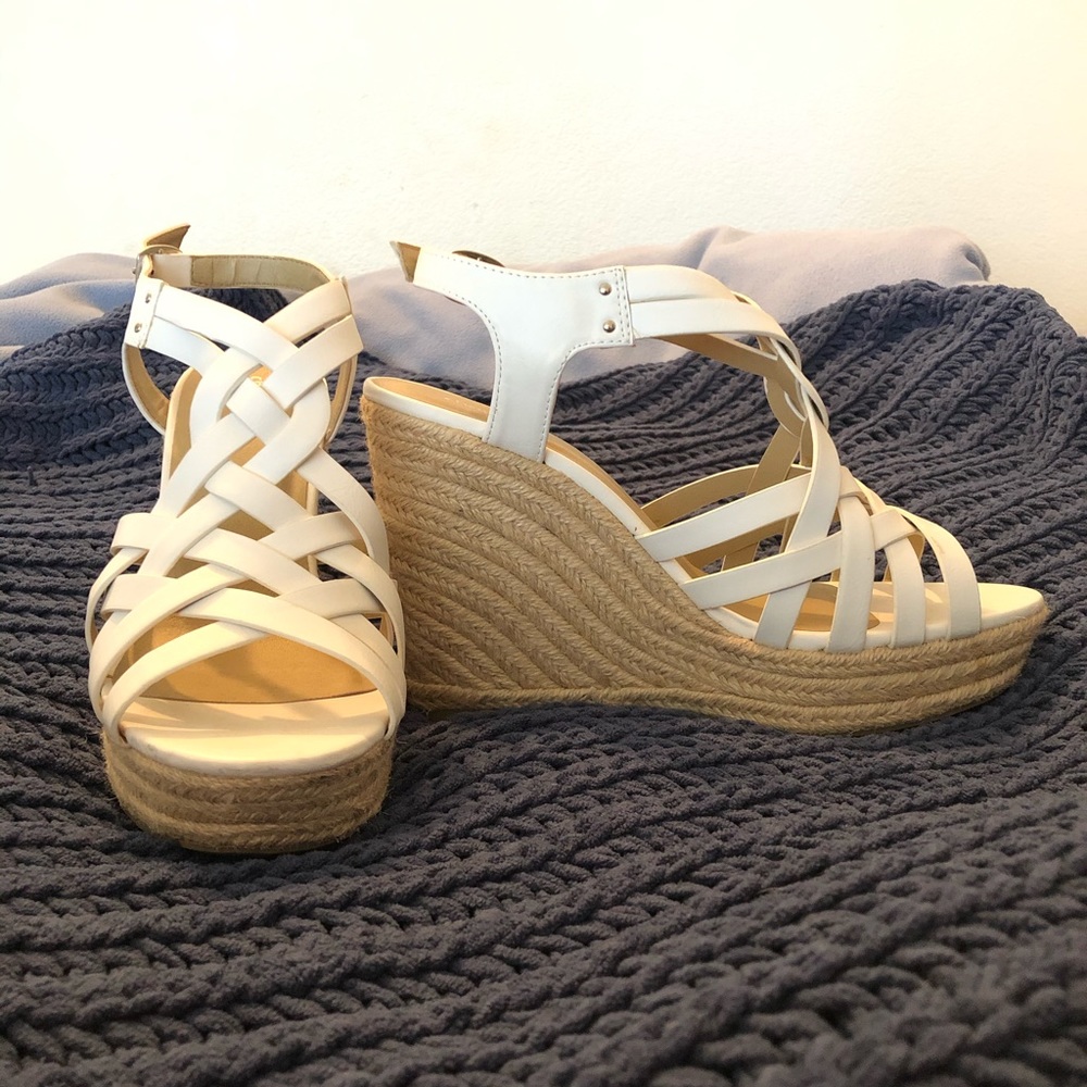 White wedges from Charlotte Russe